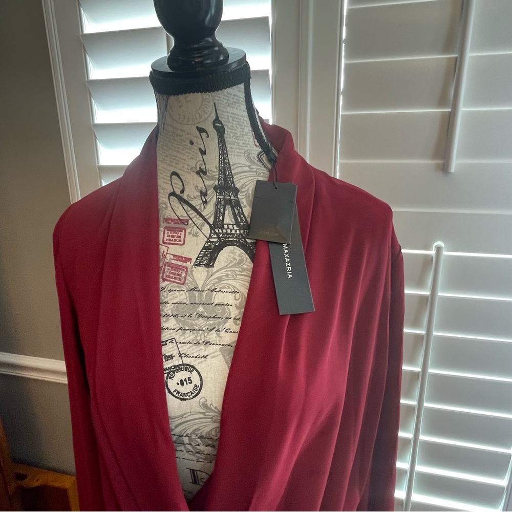 BCBGMaxAzria Rich Red Blouse - Picture 4 of 7
